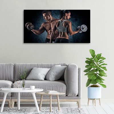 Canvas wall art Muscle structure