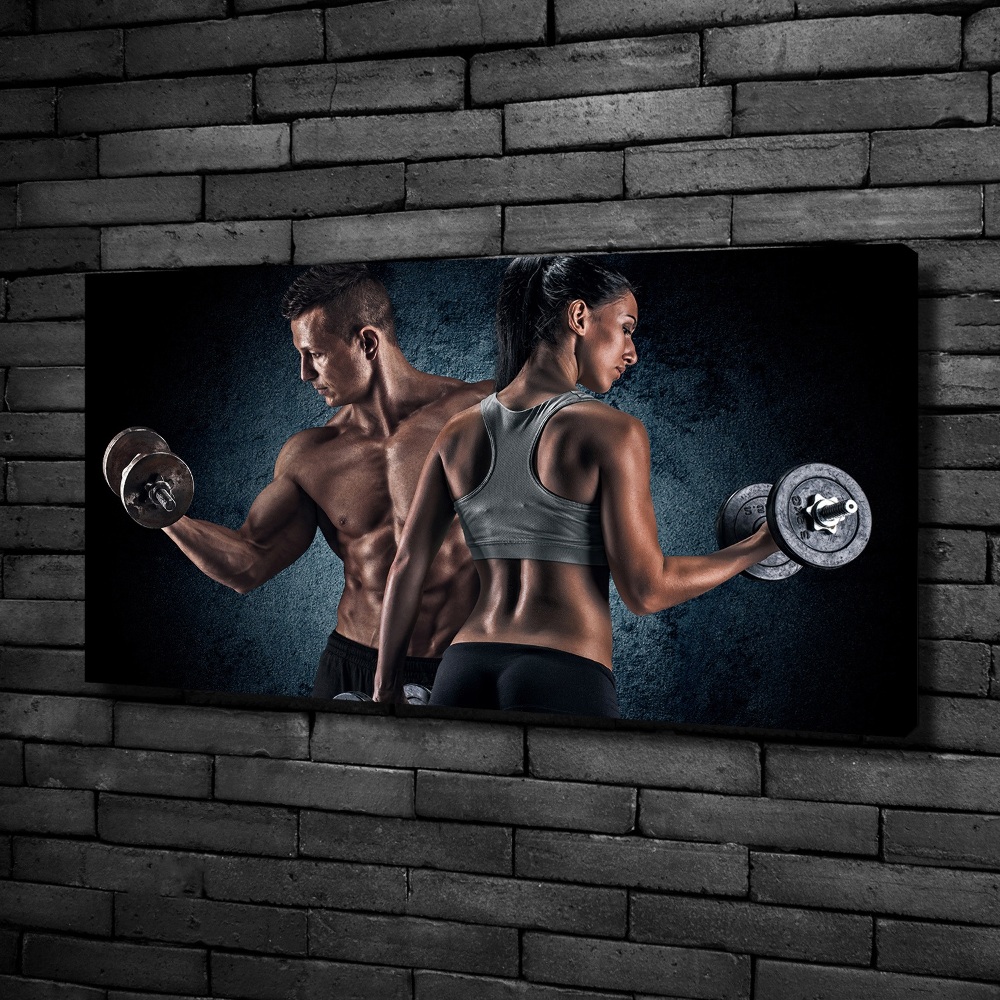 Canvas wall art Muscle structure