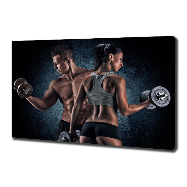 Canvas wall art Muscle structure