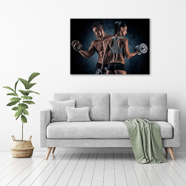 Canvas wall art Muscle structure