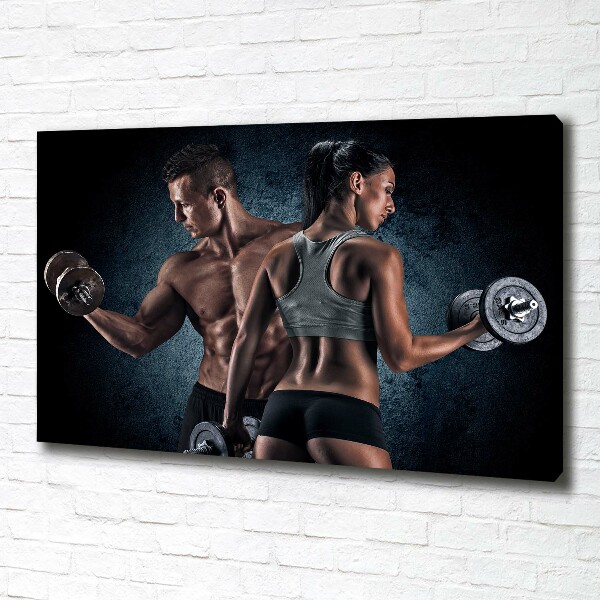 Canvas wall art Muscle structure