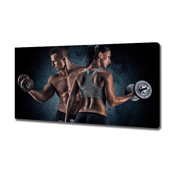 Canvas wall art Muscle structure