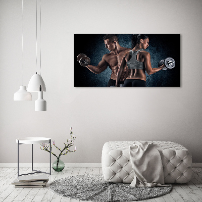 Canvas wall art Muscle structure