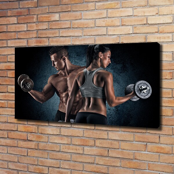 Canvas wall art Muscle structure