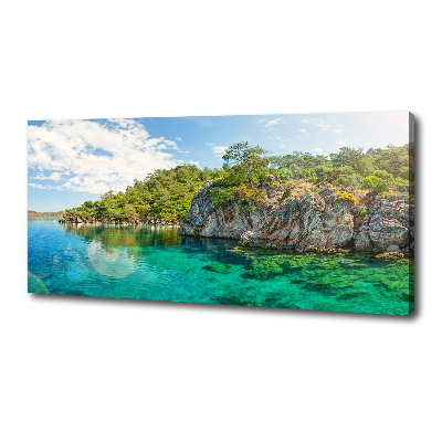 Canvas wall art Blue Lagoon