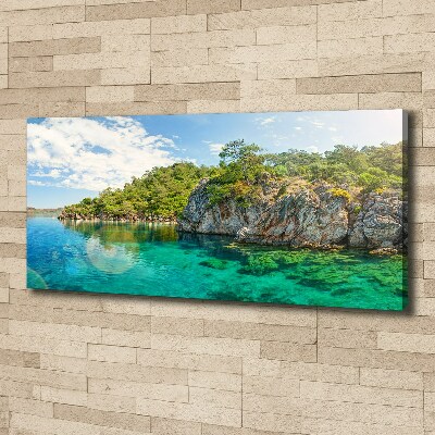 Canvas wall art Blue Lagoon