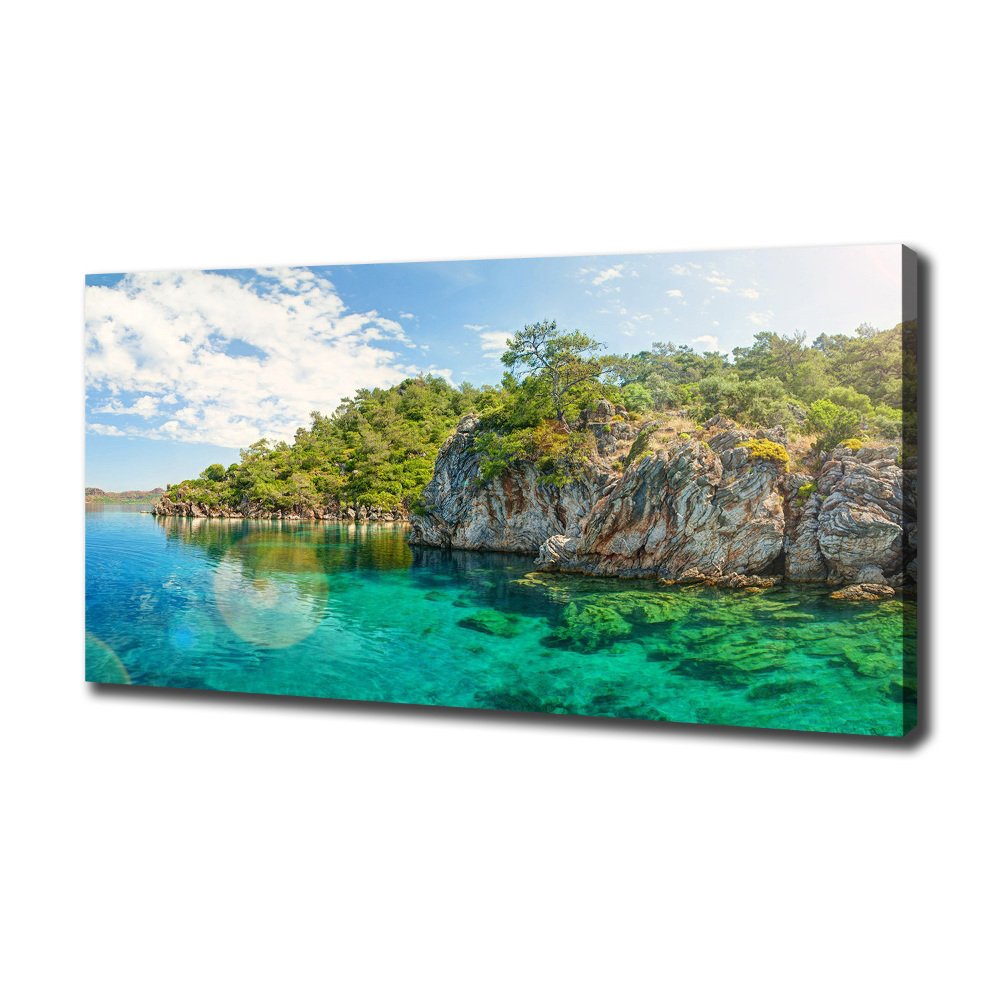 Canvas wall art Blue Lagoon