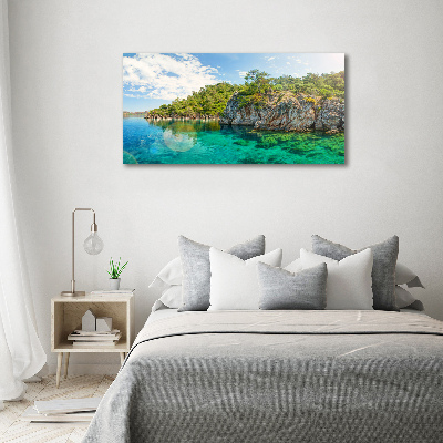 Canvas wall art Blue Lagoon