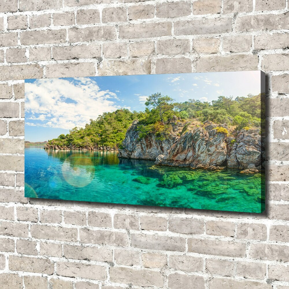 Canvas wall art Blue Lagoon