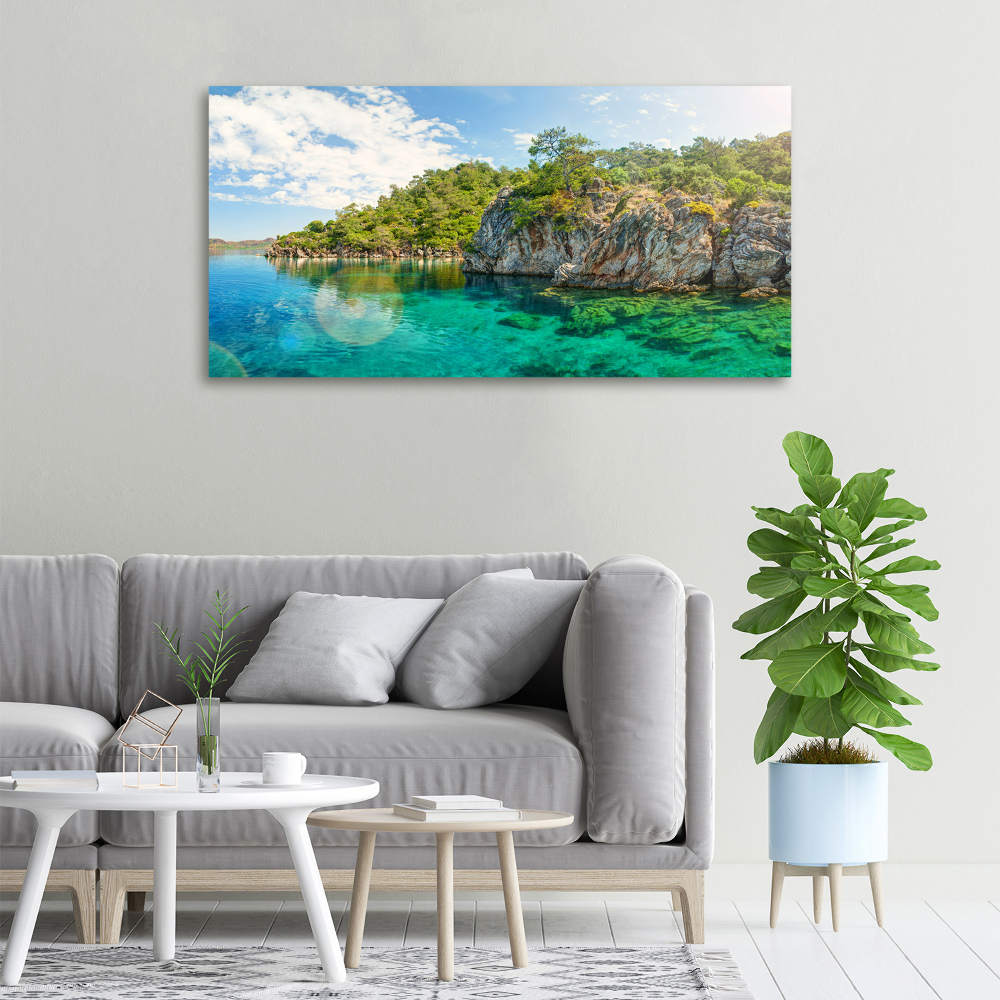 Canvas wall art Blue Lagoon