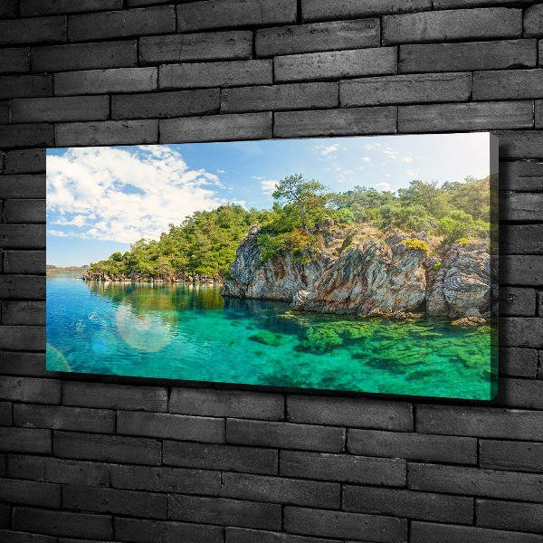 Canvas wall art Blue Lagoon