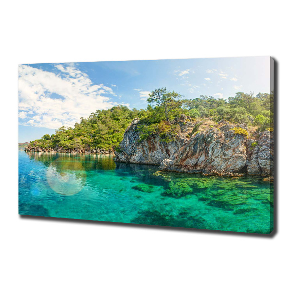 Canvas wall art Blue Lagoon