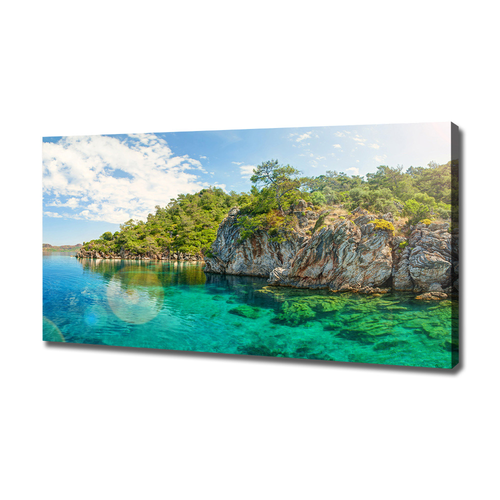 Canvas wall art Blue Lagoon