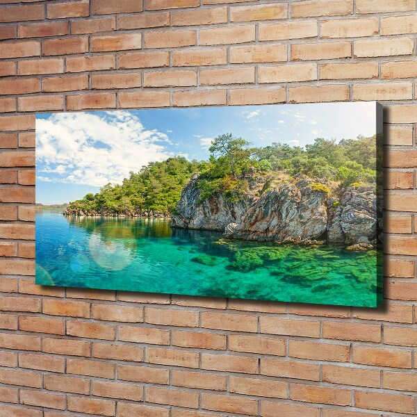 Canvas wall art Blue Lagoon