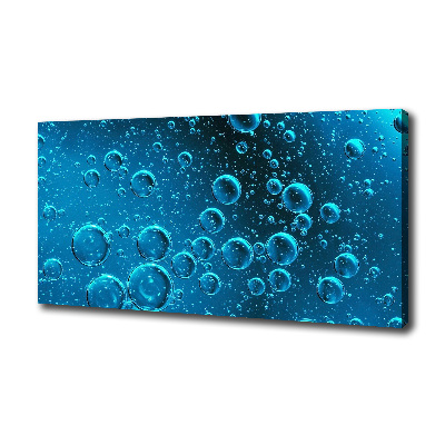 Canvas wall art Bubbles under water