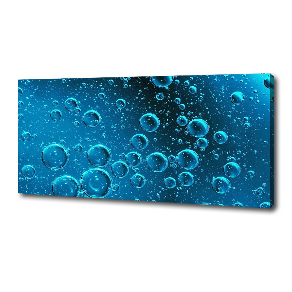 Canvas wall art Bubbles under water