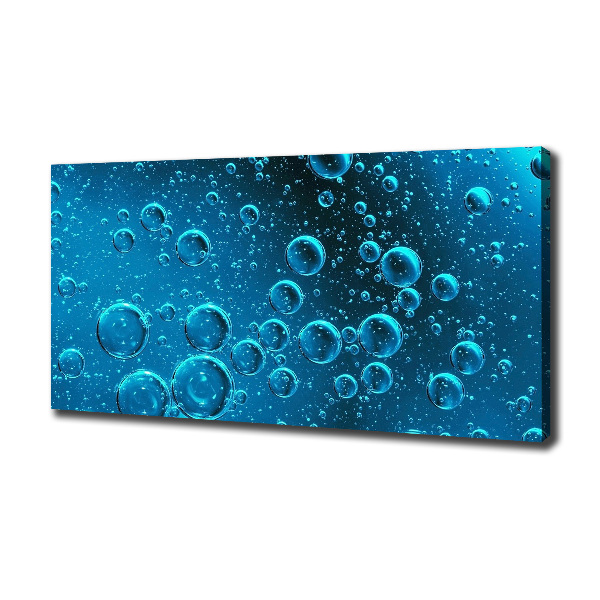 Canvas wall art Bubbles under water