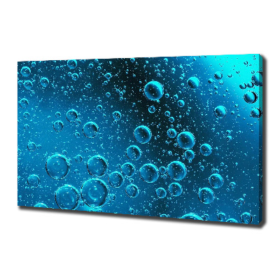 Canvas wall art Bubbles under water