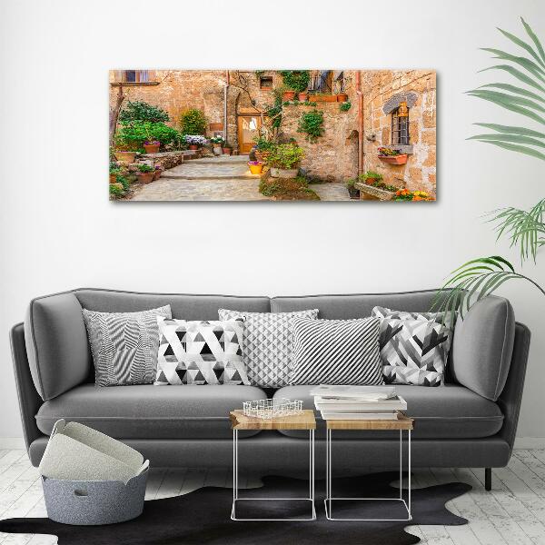 Canvas wall art Charming street