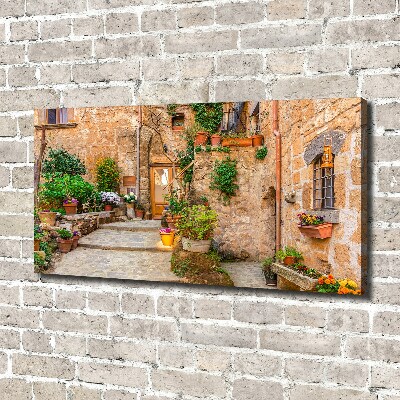 Canvas wall art Charming street