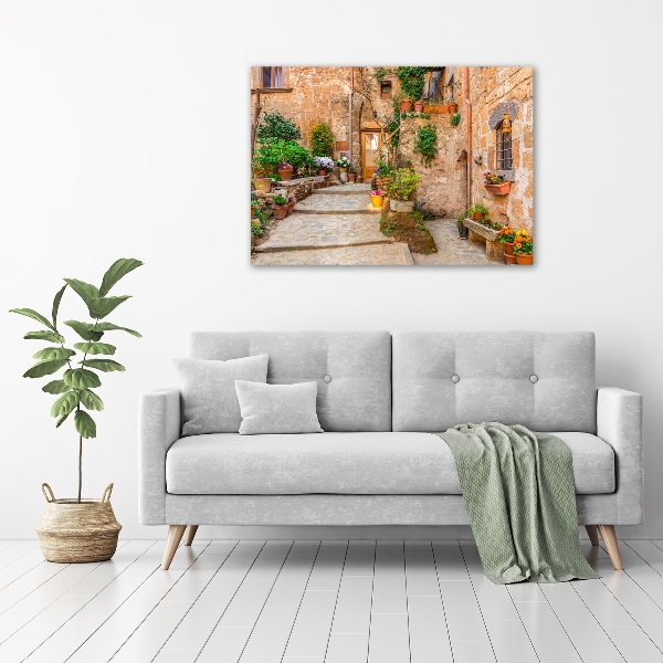 Canvas wall art Charming street