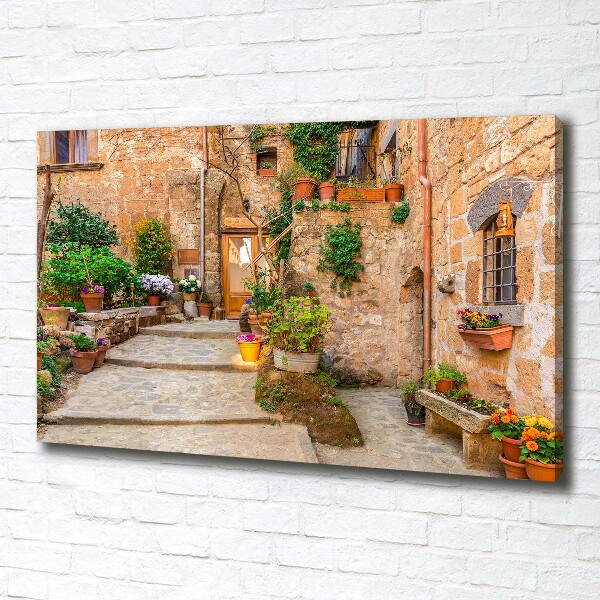 Canvas wall art Charming street