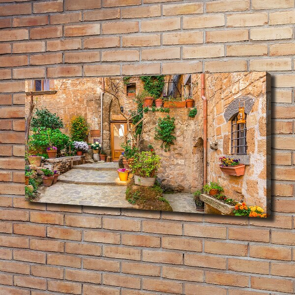 Canvas wall art Charming street