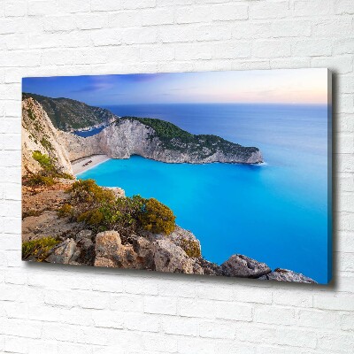 Canvas wall art Zakynthos Greece