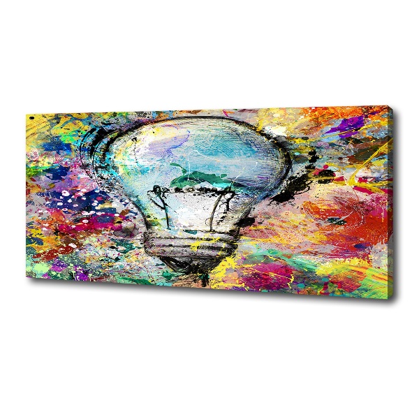 Canvas wall art Bulb