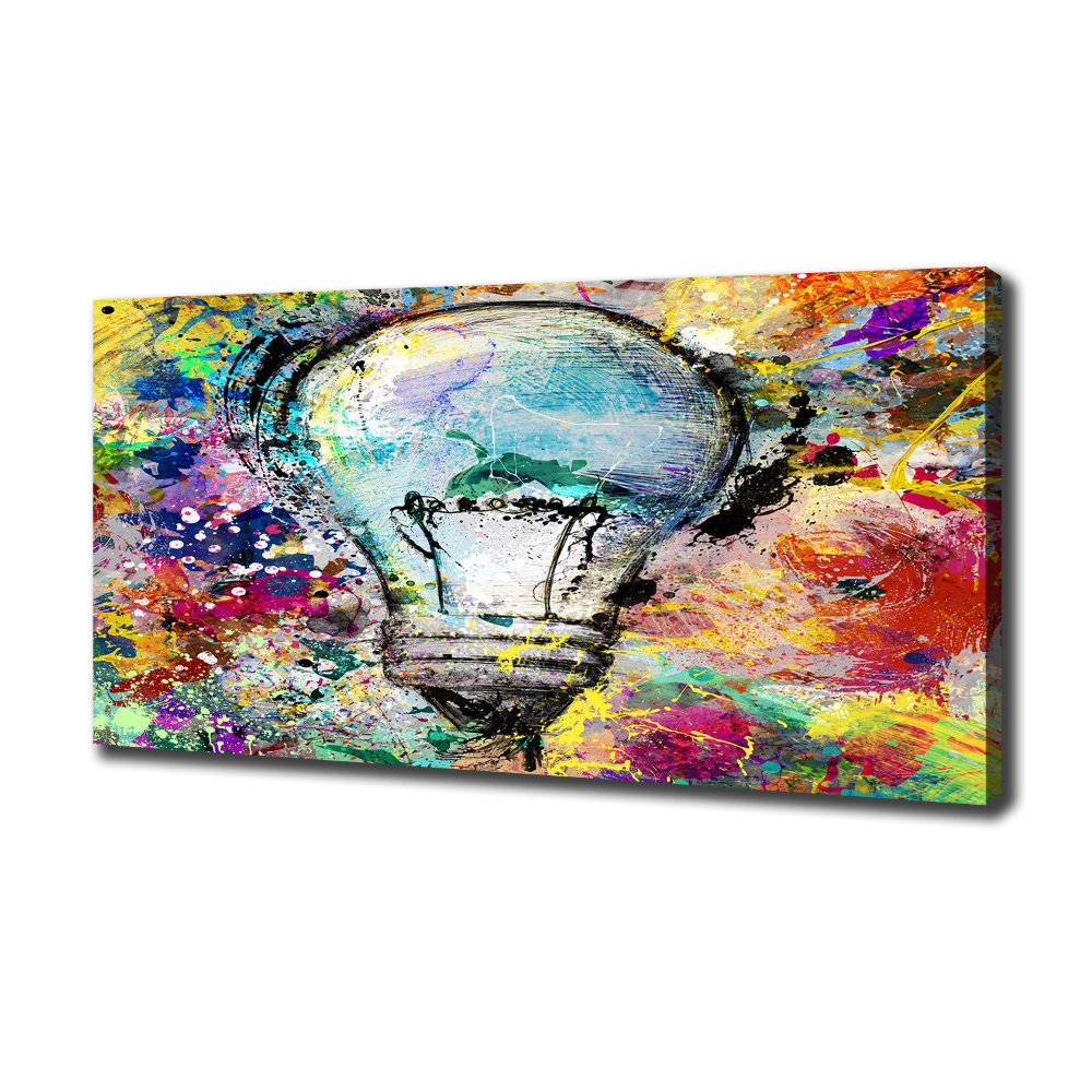 Canvas wall art Bulb