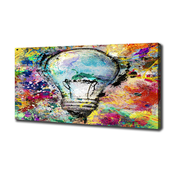 Canvas wall art Bulb