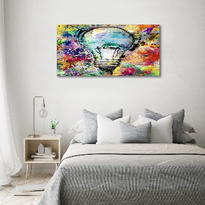 Canvas wall art Bulb