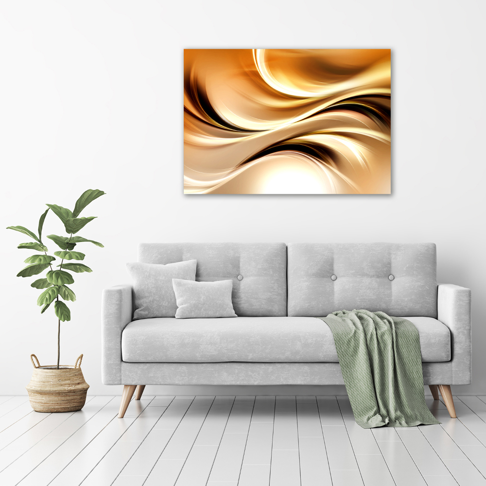 Canvas wall art Abstract waves