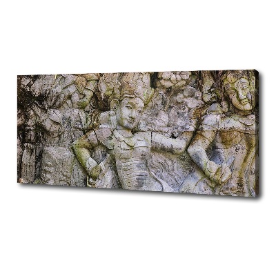 Canvas wall art Stone sculpture