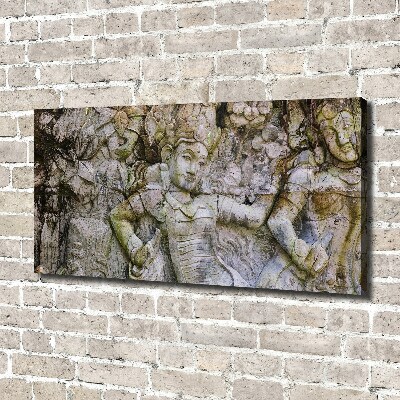 Canvas wall art Stone sculpture