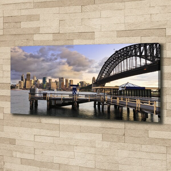 Canvas wall art Bridge in Sydney