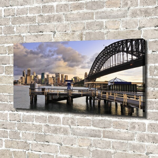 Canvas wall art Bridge in Sydney