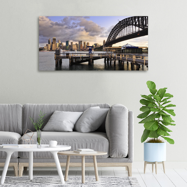 Canvas wall art Bridge in Sydney