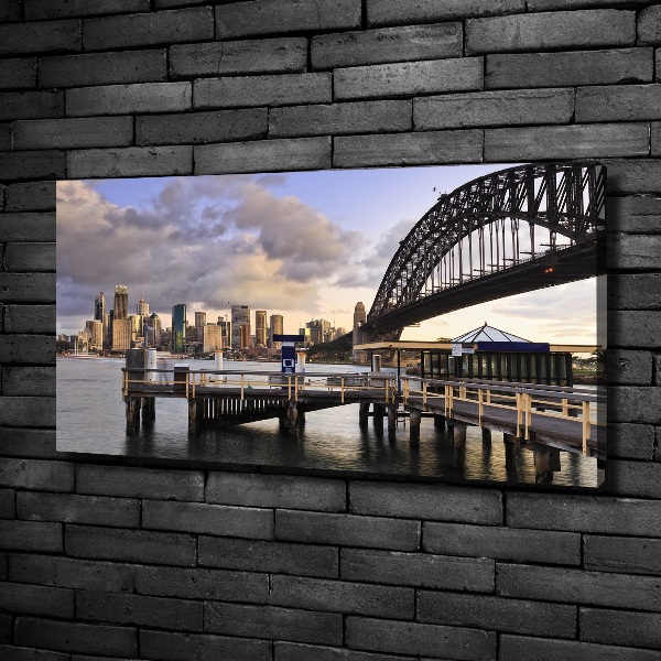 Canvas wall art Bridge in Sydney