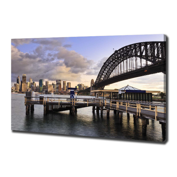 Canvas wall art Bridge in Sydney