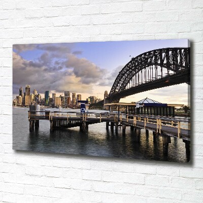 Canvas wall art Bridge in Sydney