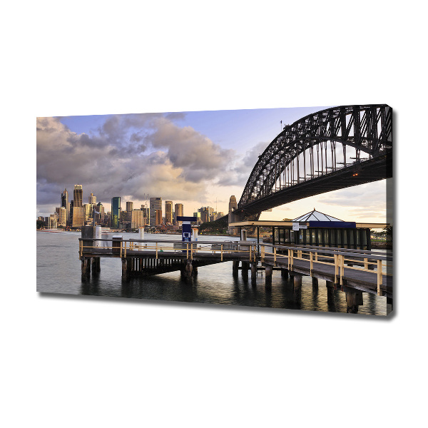 Canvas wall art Bridge in Sydney