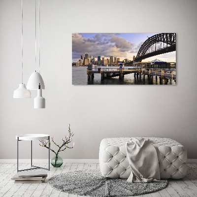 Canvas wall art Bridge in Sydney