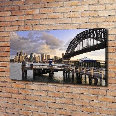 Canvas wall art Bridge in Sydney