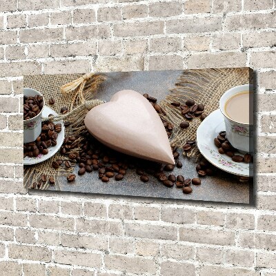 Canvas wall art Coffee with milk