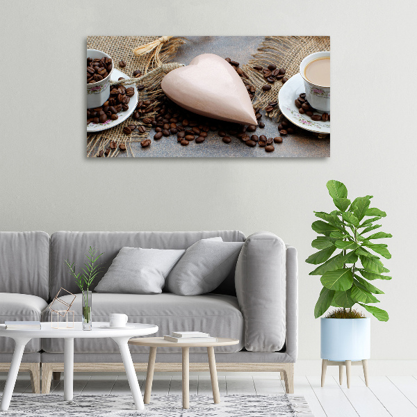 Canvas wall art Coffee with milk