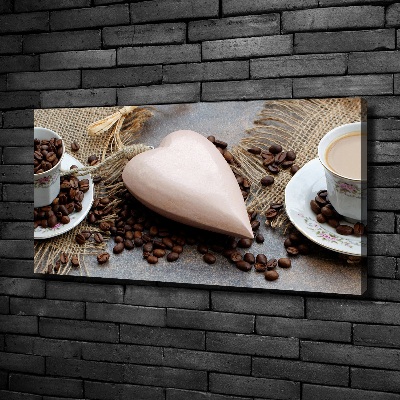 Canvas wall art Coffee with milk