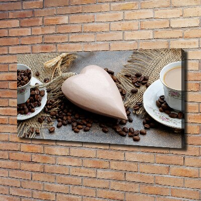 Canvas wall art Coffee with milk