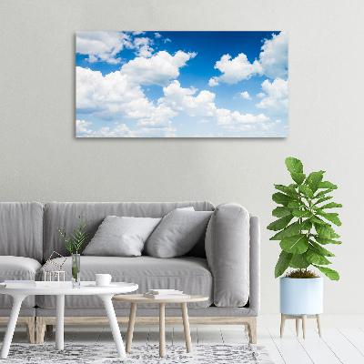 Canvas wall art Clouds in the sky