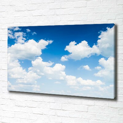 Canvas wall art Clouds in the sky